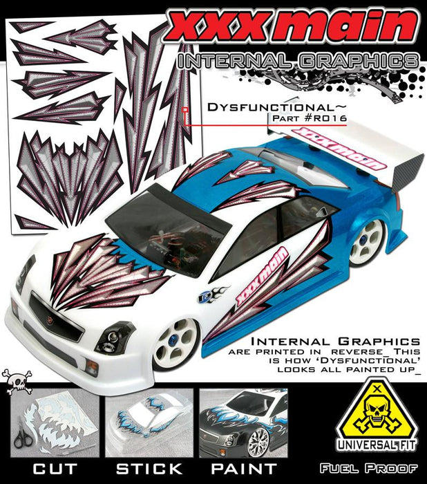 XXXmain Racing XXXR016 Dysfunctional Internal Graphic