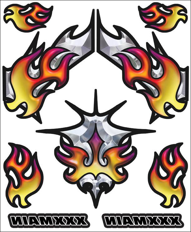 XXXmain Racing XXXR001 Chromal Blaze Internal Graphic