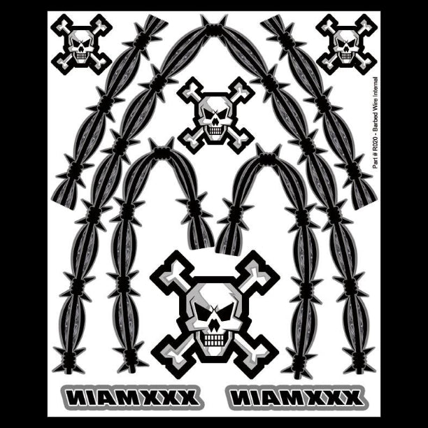 XXXmain Racing XXXR020 Barbed Wire Internal Graphic