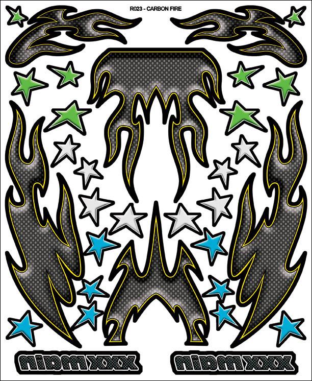 XXXmain Racing XXXR023 Carbon Fire Internal Graphic