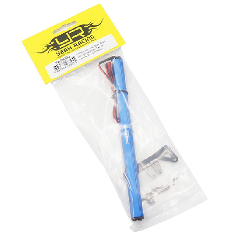 Yeah Racing 0567BU 1/10 Scale HV Blue Aluminum LED 159x100m Lightbar for Crawler
