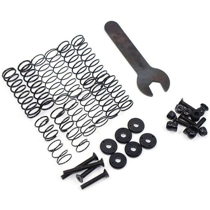 Yeah Racing DDL-090BK Black 90mm Desert Lizard Two Stage Internal Spring Shocks