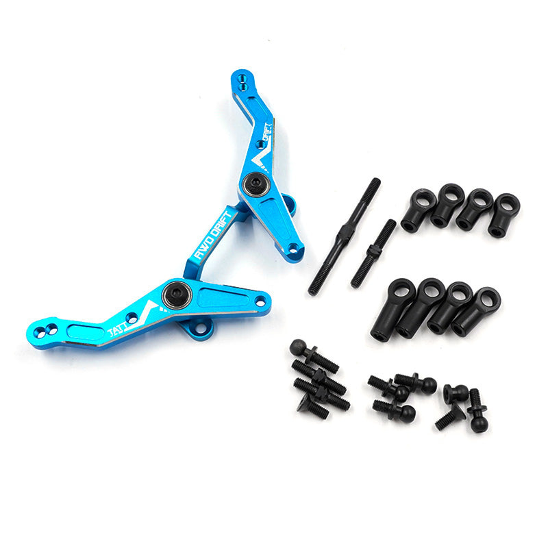 Yeah Racing TATT-014BU Blue Aluminum Steering Rack for Tamiya TT-02 RWD