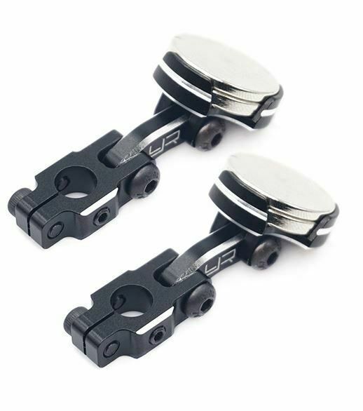 Yeah Racing YA-0531BK Black Aluminum CNC Magnetic Invisible Body Mounts